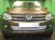Volkswagen Amarok (10–15) Защита радиатора, хром (с 2-мя горизонтальными ребрами жесткости)