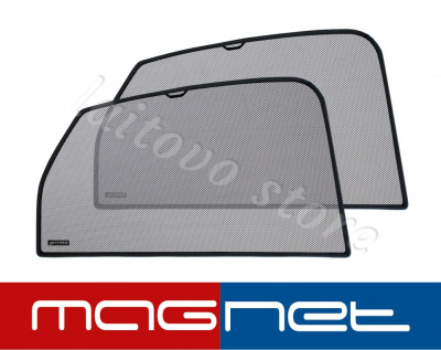 УАЗ Патриот (2014-н.в.) комплект бескрепёжныx защитных экранов Chiko magnet, задние боковые (Стандарт)
