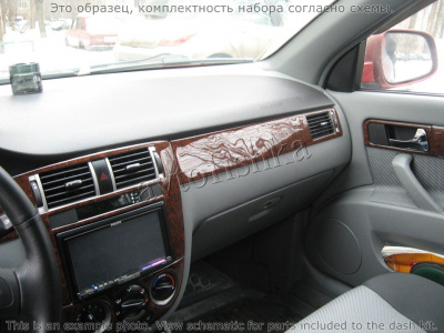 Декоративные накладки салона Chevrolet Lacetti Sedan (J200) '2004-2014